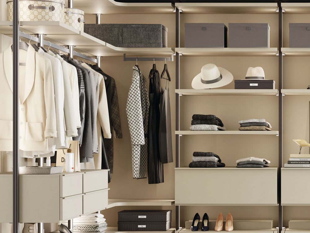 Vestidor en esquina Opened con trasera Adapta Lagrama - 2