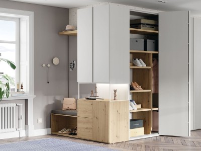 Armario modular para recibidor en esquina Dressbox Lagrama - 1