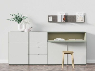 Mueble con escritorio extensible Dressbox Lagrama - 1