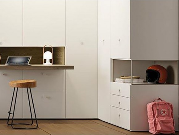 Mueble con escritorio Dressbox Lagrama, Mobel 6000