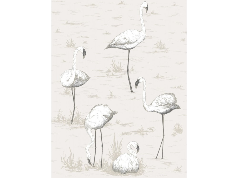 PAPEL PINTADO FLAMINGOS COLE & SON