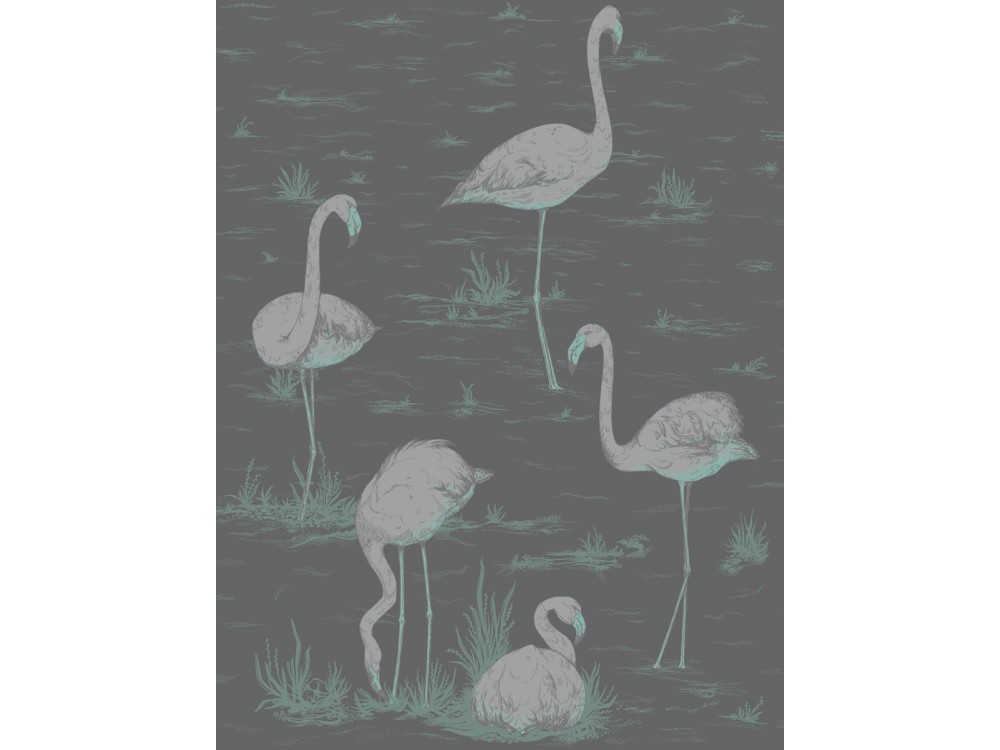 PAPEL PINTADO FLAMINGOS COLE & SON