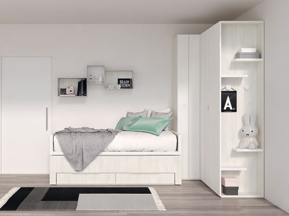 Armario Midi con puertas plegables New Home Tegar Mobel - 5