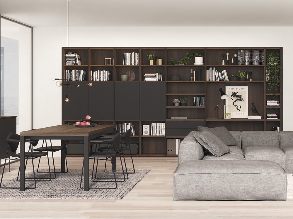 Librería con escritorio Allegro New Home Tegar Mobel - 3