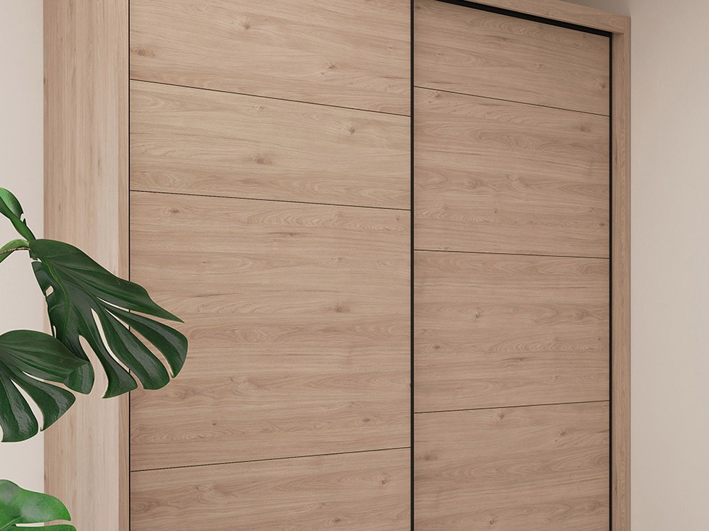 Armario con dos puertas correderas New Home Tegar Mobel - 2