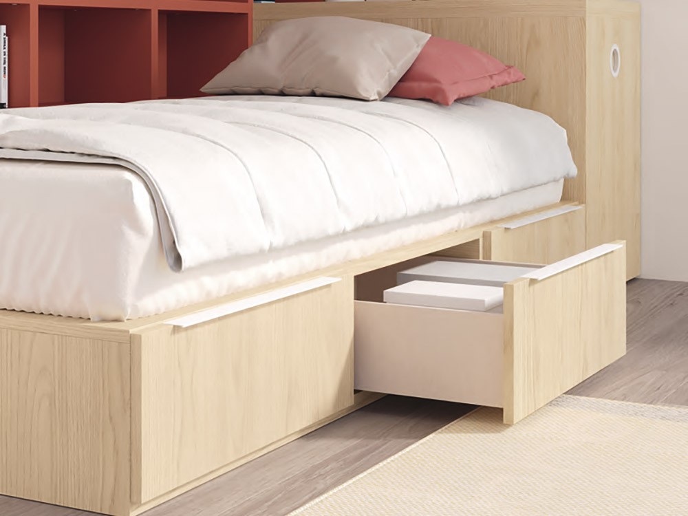 Cama apilable con tres cajones New Home Tegar Mobel - 3