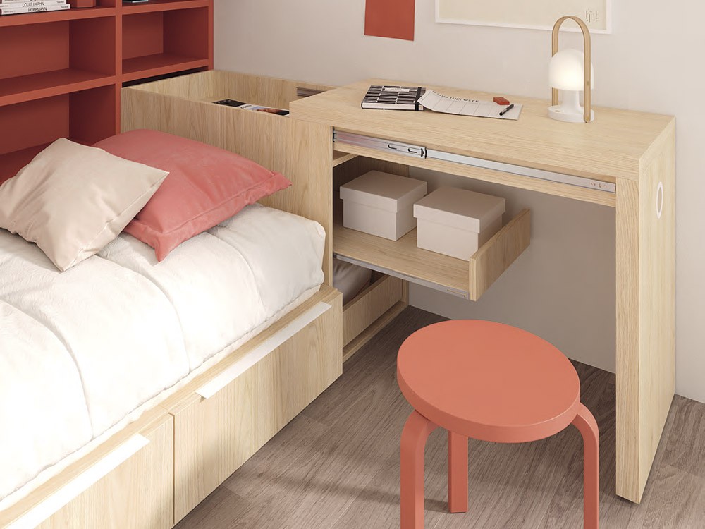 Cama apilable con tres cajones New Home Tegar Mobel - 5