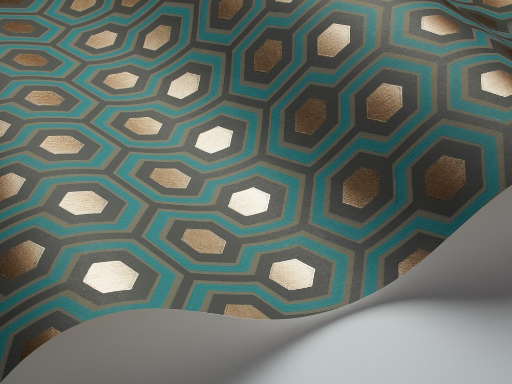 PAPEL PINTADO HICKS' HEXAGON COLE & SON