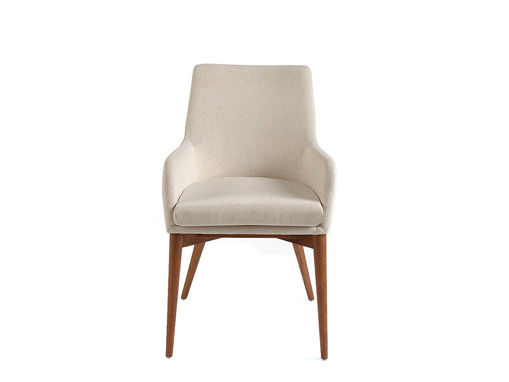 Silla tapizada tela beige Ángel Cerdá 4048 Ángel Cerdá - 4