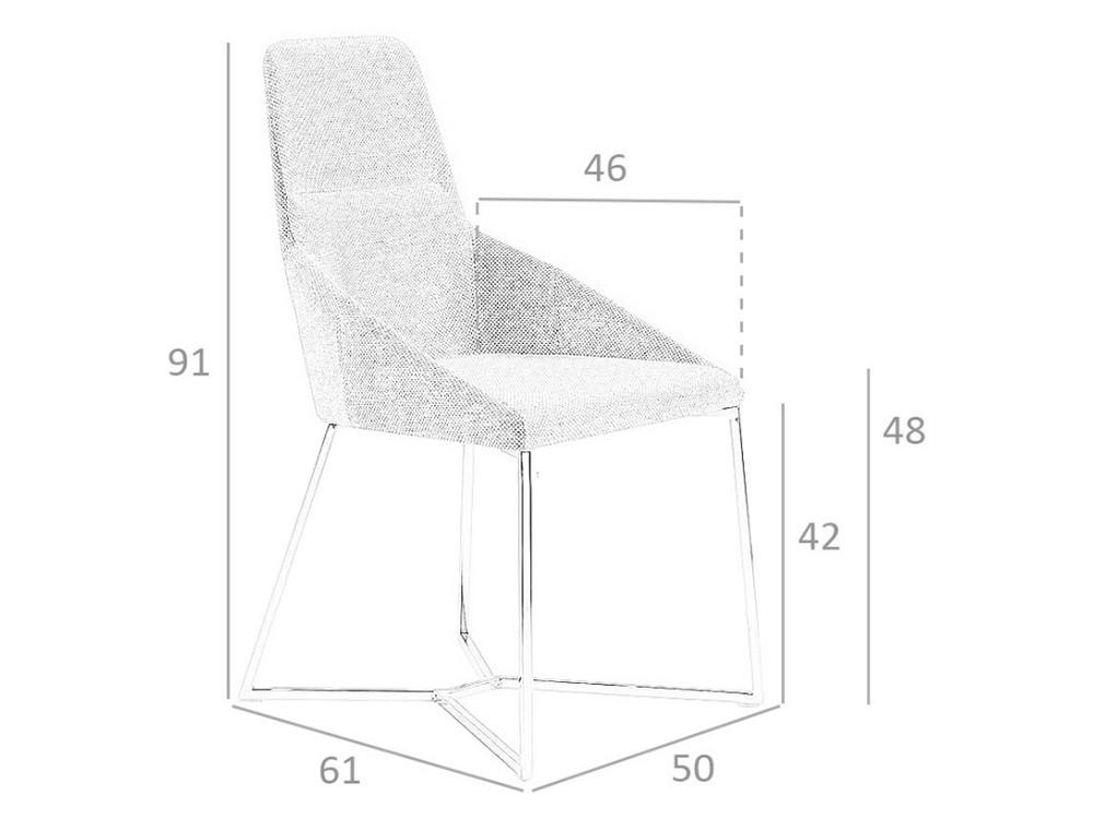 Silla tapizada en textil Atelier Ángel Cerdá 4008 Ángel Cerdá - 5