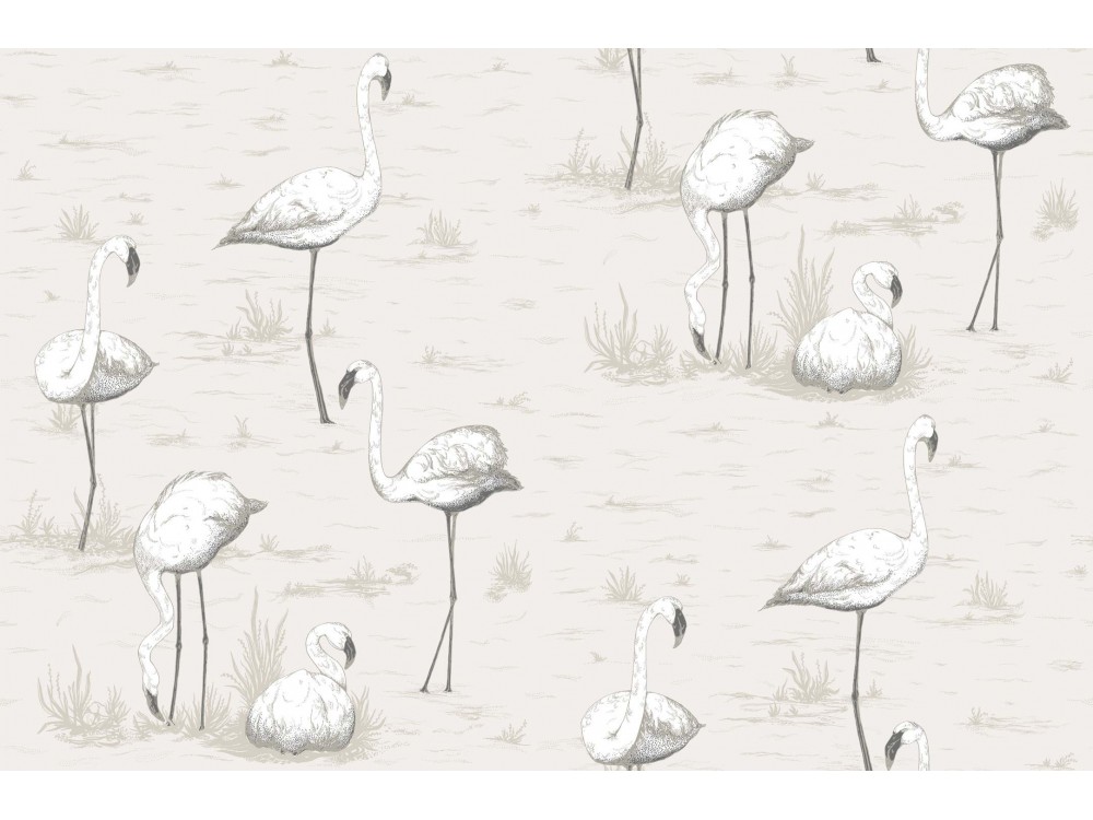 PAPEL PINTADO FLAMINGOS COLE & SON