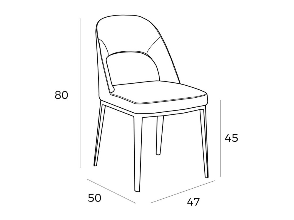 Silla de diseño tapizada Ángel Cerdá 4023 Ángel Cerdá - 5