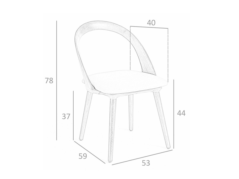Silla de diseño 4063 Ángel Cerdá Ángel Cerdá - 5