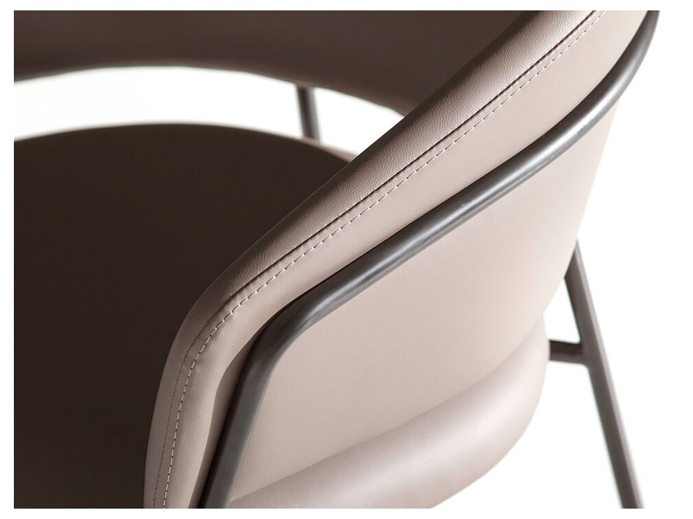 Silla tapizada en polipiel con diseño envolvente Ángel Cerdá 4088 Ángel Cerdá - 6