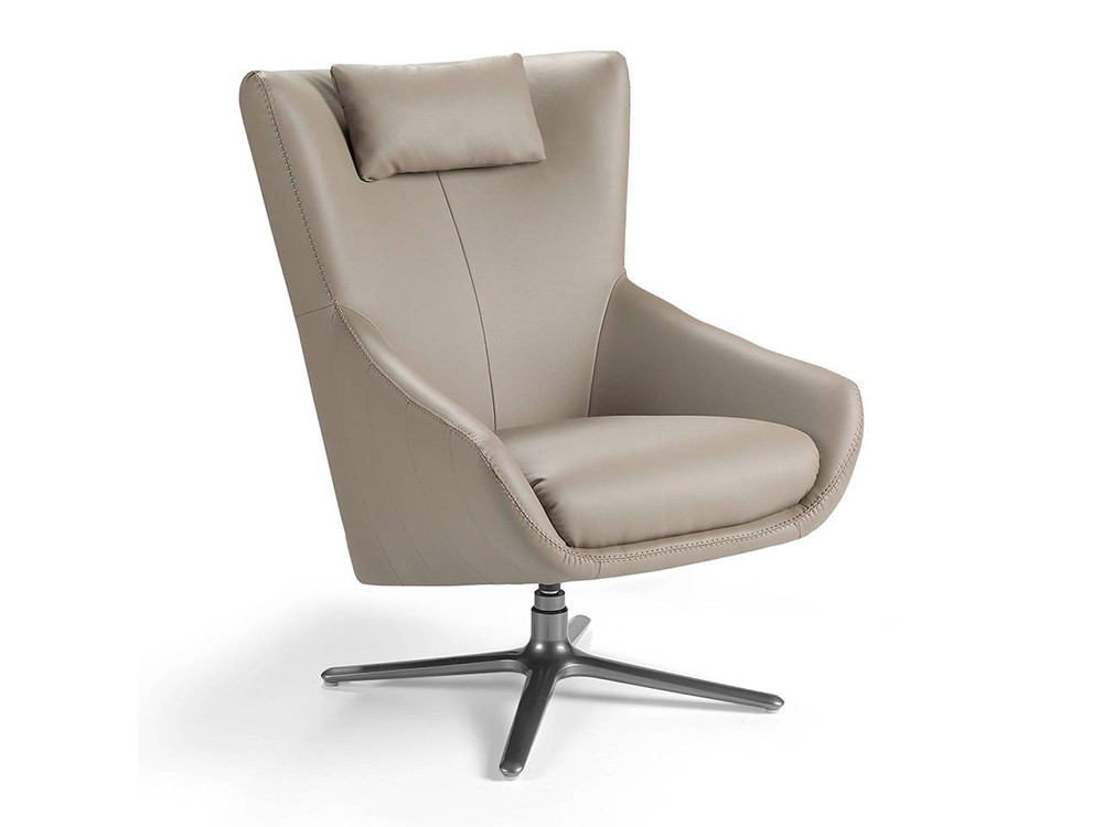 Sillón giratorio tapizado en piel sintética Ángel Cerdá 5044 Ángel Cerdá - 1