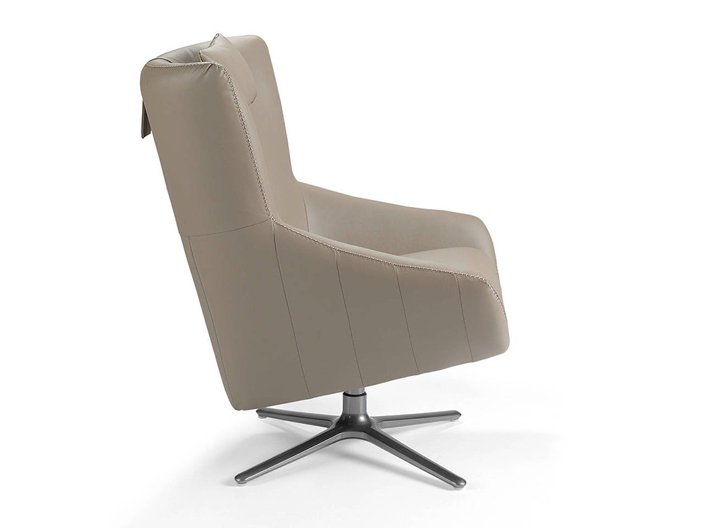 Sillón giratorio tapizado en piel sintética Ángel Cerdá 5044 Ángel Cerdá - 3