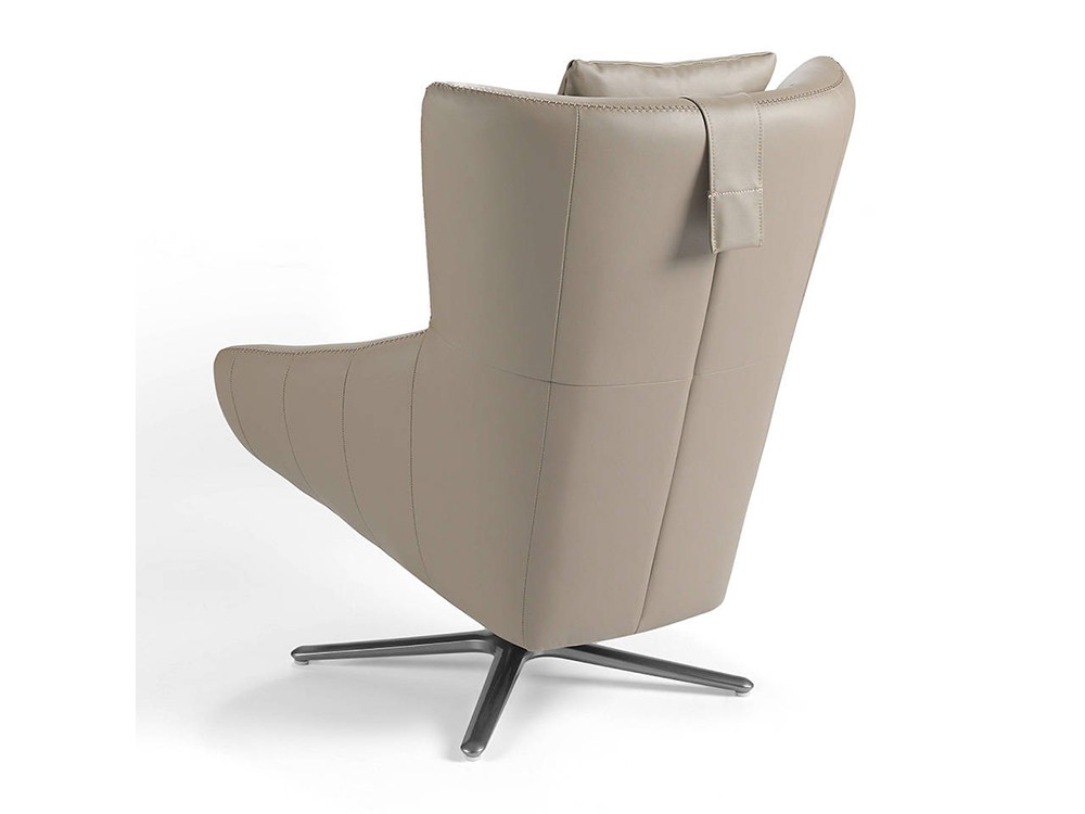 Sillón giratorio tapizado en piel sintética Ángel Cerdá 5044 Ángel Cerdá - 4
