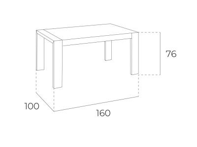 Mesa de comedor extensible nogal Ángel Cerdá 1012 Ángel Cerdá - 4