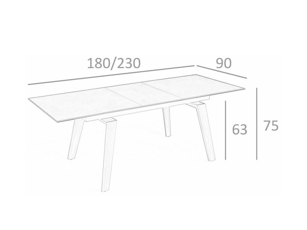 Mesa de comedor extensible 1026 Ángel Cerdá Ángel Cerdá - 5