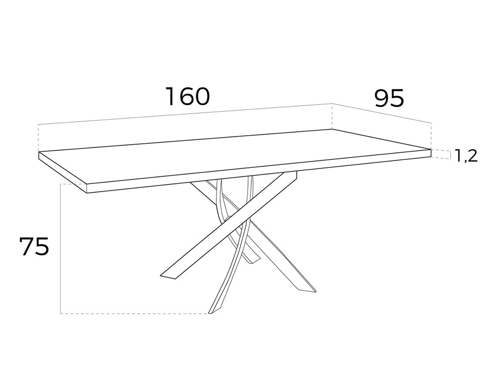 Mesa de comedor de cristal 1061 Ángel Cerdá Ángel Cerdá - 4