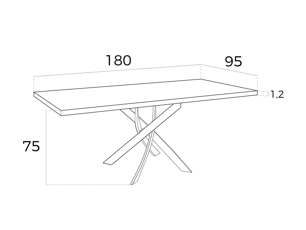 Mesa de comedor de cristal 1061 Ángel Cerdá Ángel Cerdá - 5