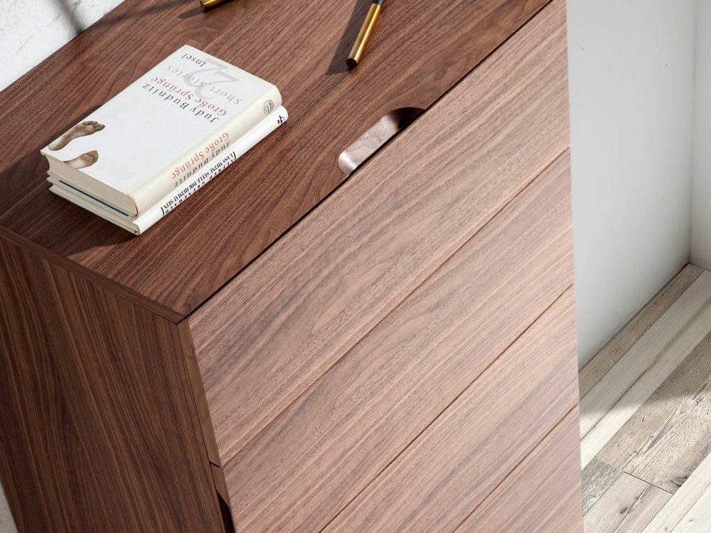 Cajonera de madera chapada en nogal Ángel Cerdá 7024 Ángel Cerdá - 3