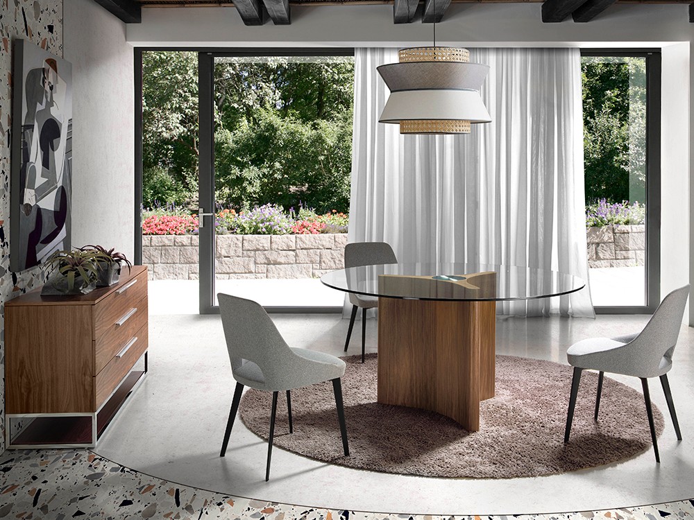 Silla tapizada en textil gris 4101 Ángel Cerdá Ángel Cerdá - 6