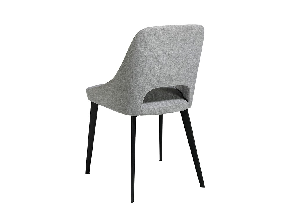 Silla tapizada en textil gris 4101 Ángel Cerdá Ángel Cerdá - 4