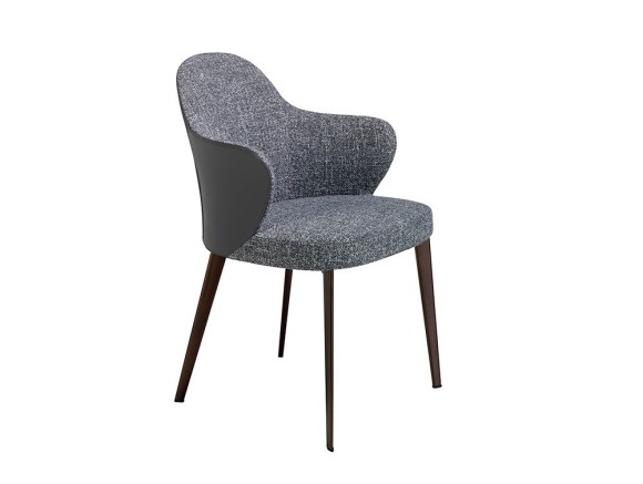 Silla tapizada en textil y polipiel 4102 Ángel Cerdá Ángel Cerdá - 1