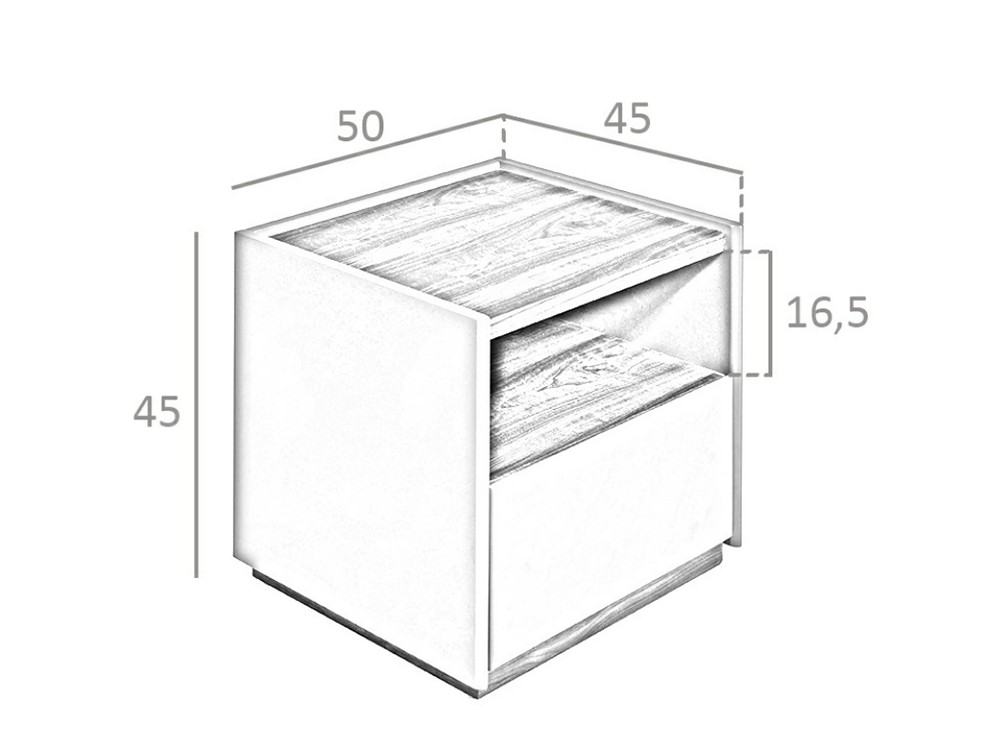 Mesita de noche 7116 Ángel Cerdá Ángel Cerdá - 5