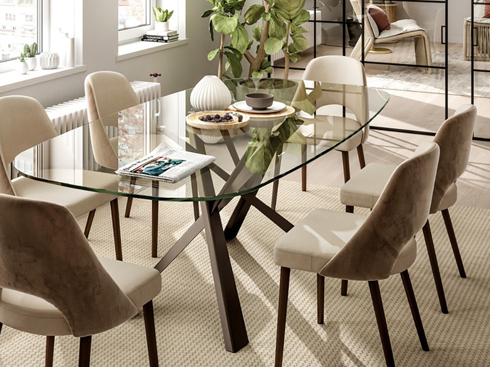 Mesa de comedor Diago Easyline by Ozzio Italia - 2