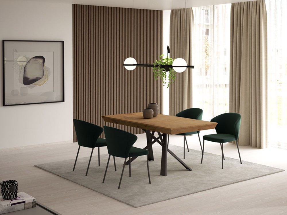 Mesa de comedor extensible Lungo Largo Easyline by Ozzio Italia - 9