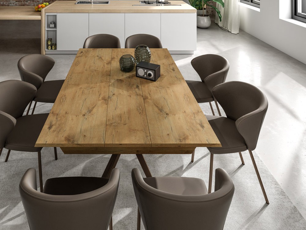 Mesa de comedor extensible Lungo Largo Easyline by Ozzio Italia - 7