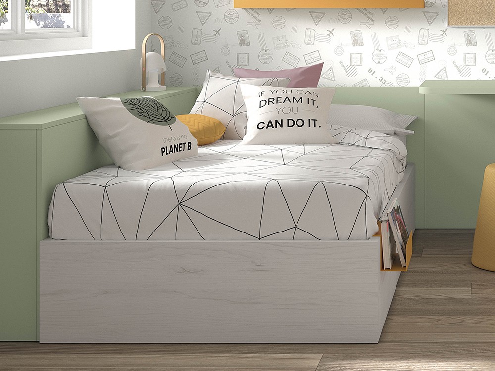 cama abatible horizontal con armario Mood de Ros, MOBliving, Mobel 6000
