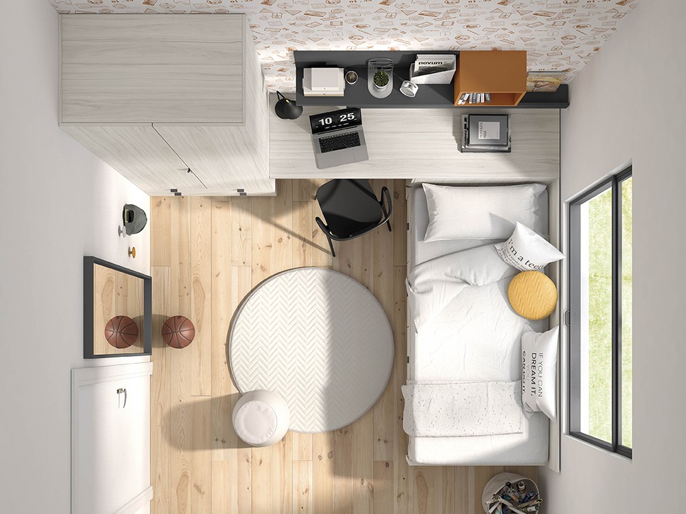 Funda nórdica lisa para cama Ros Mini - 6