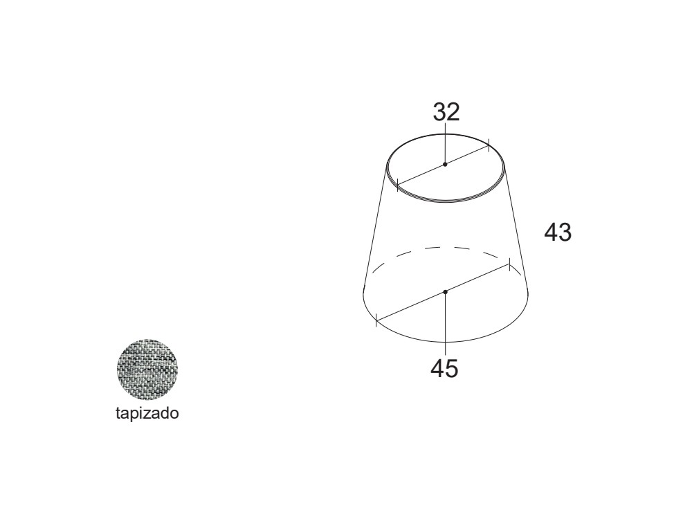 Puff cónico Mood Ros Mini - 10