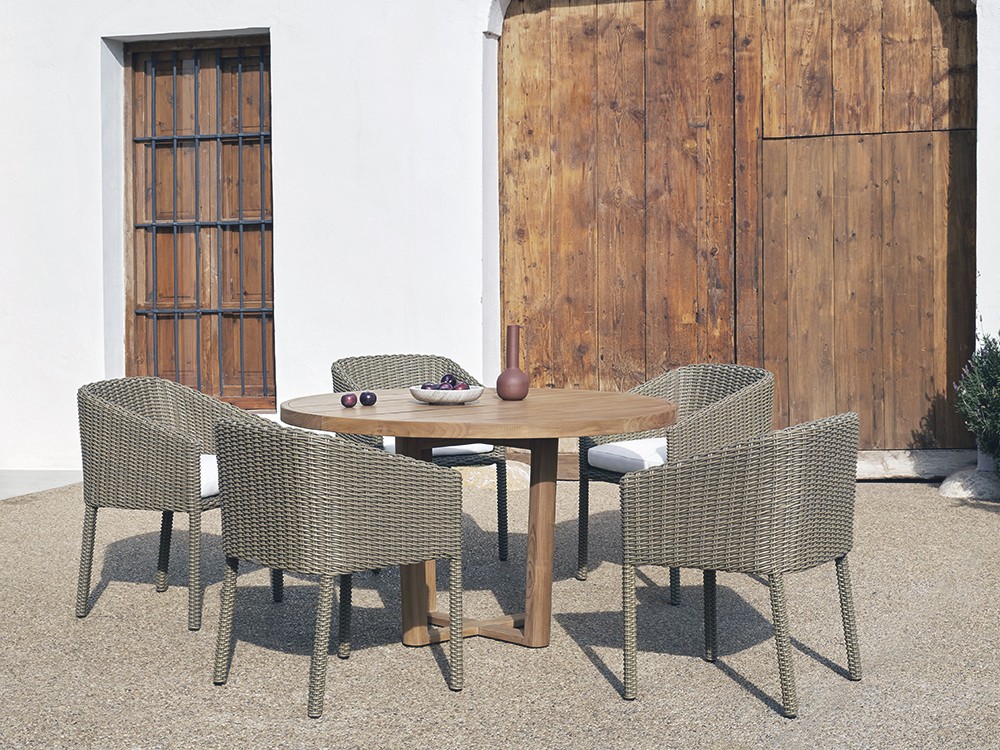 Silla con brazos de fibra Heritage Point - 3