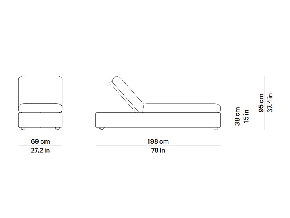 Tumbona de fibra Heritage Point - 4