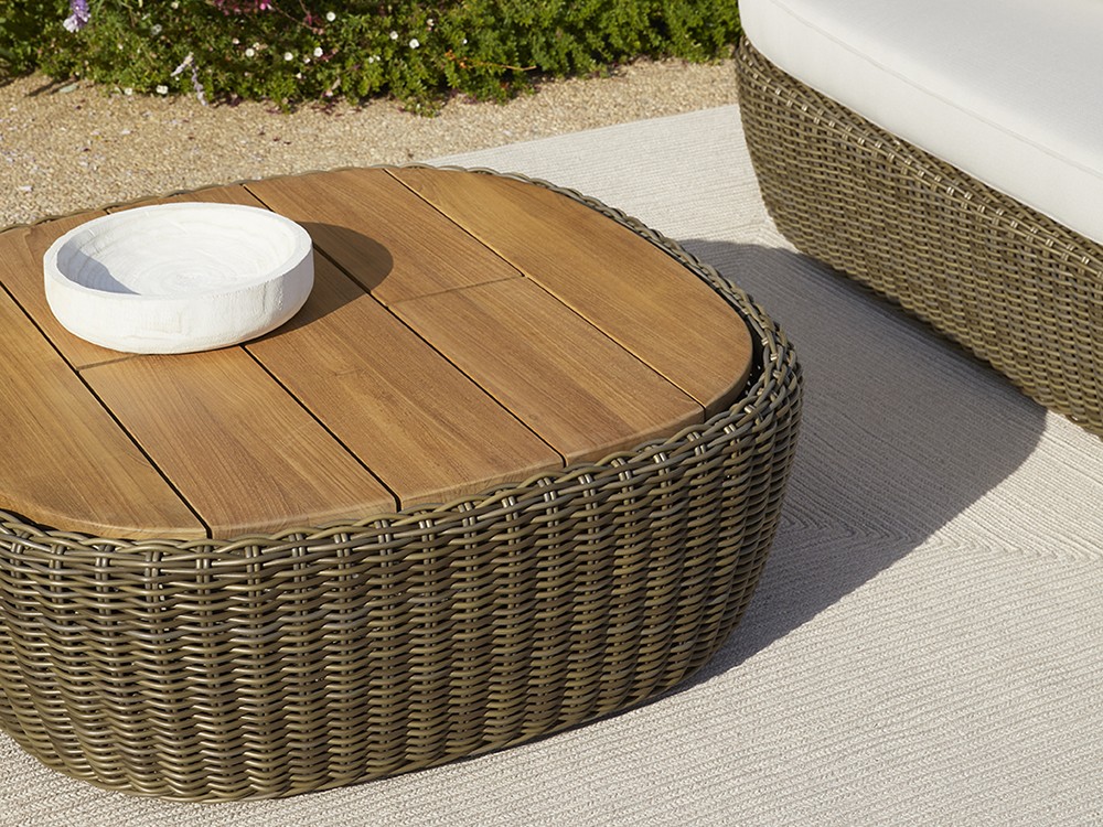 Mesa de centro cuadrada Heritage Contour Point - 1