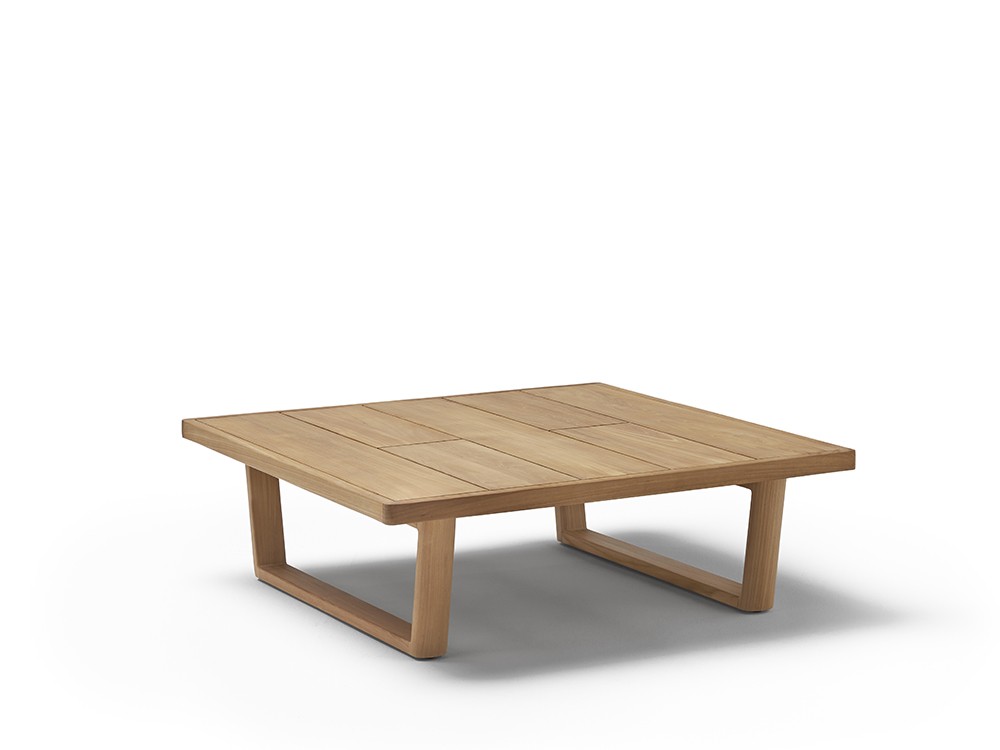 Mesa de centro cuadrada de teca Heritage Point - 2