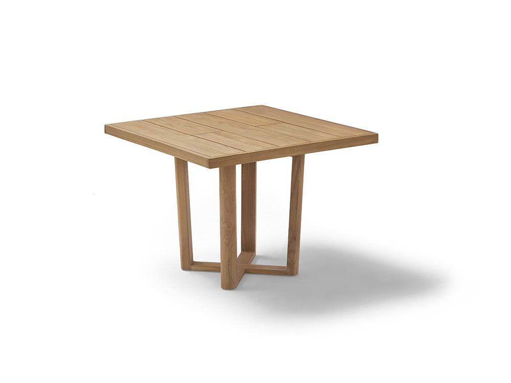 Mesa de comedor cuadrada de teca Heritage Point - 2