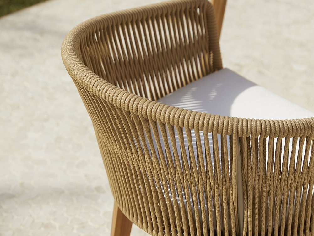 Silla de cuerda trenzada Khai Point - 7