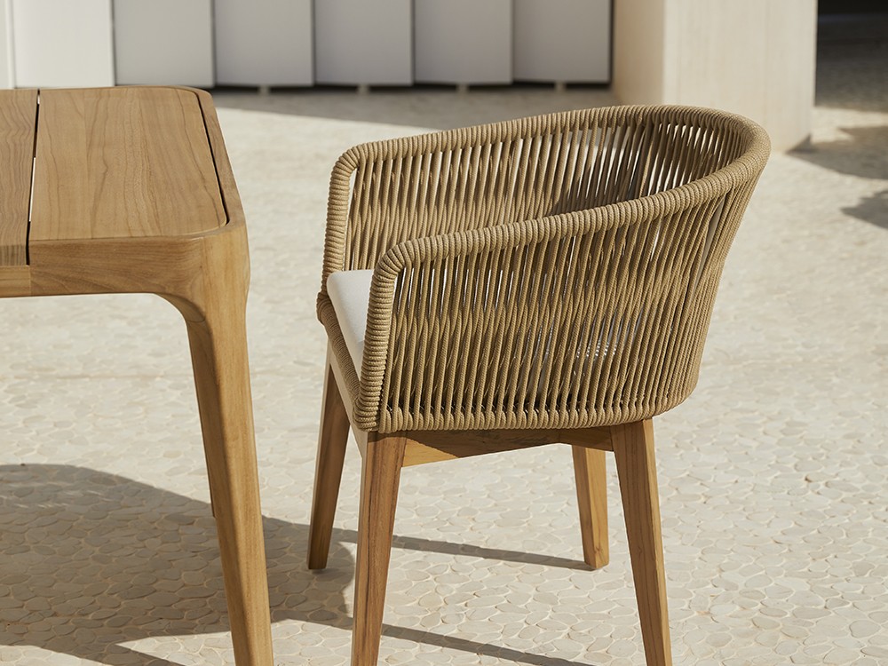 Silla de cuerda trenzada Khai Point - 8