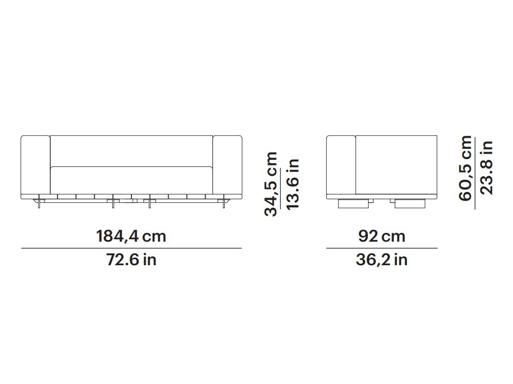Sofá con madera de teca Pal Point - 3