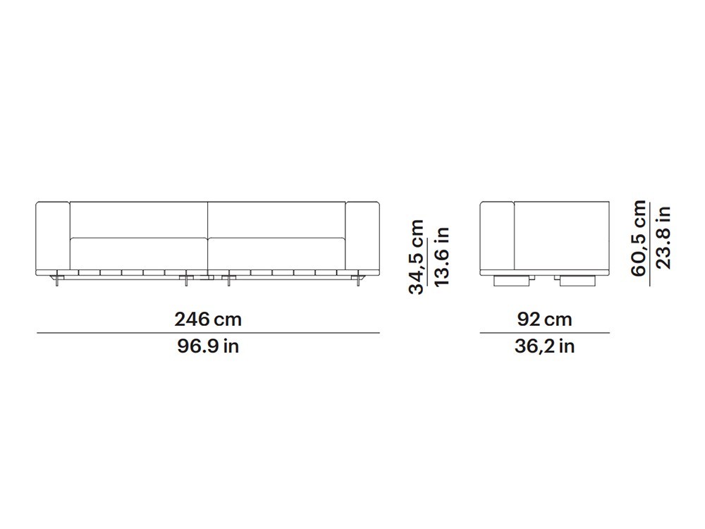 Sofá con madera de teca Pal Point - 4