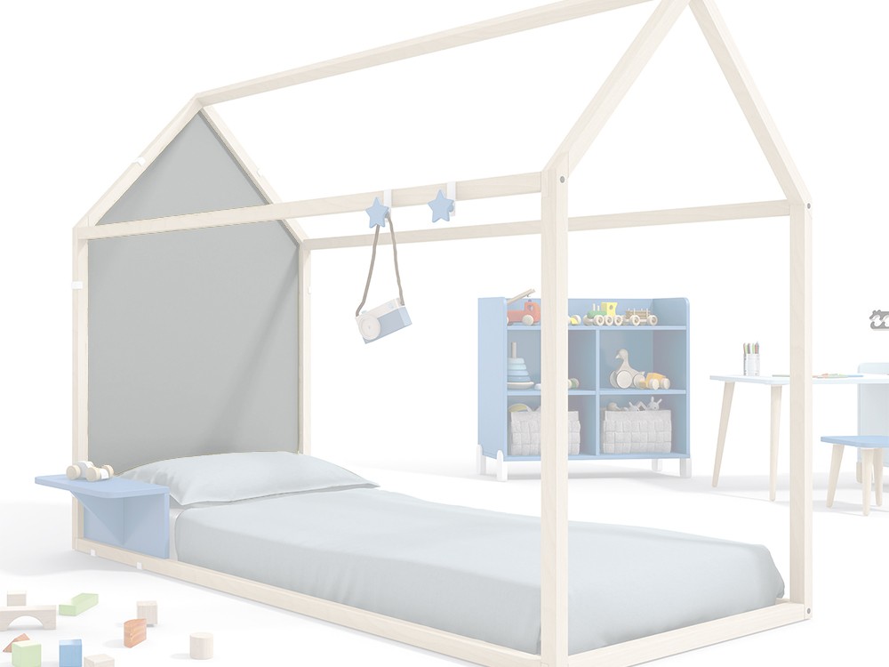 Cabecero silueta para cama casita Ros Mini - 11