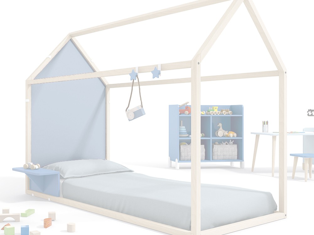 Cabecero silueta para cama casita Ros Mini - 21