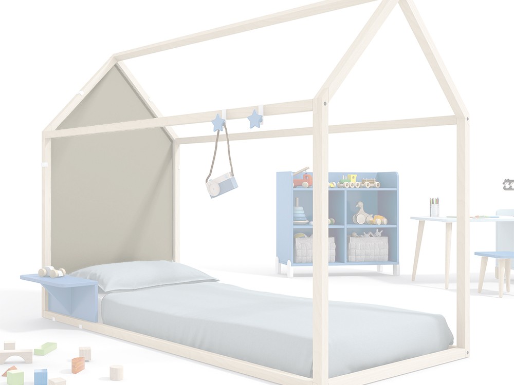 Cabecero silueta para cama casita Ros Mini - 29