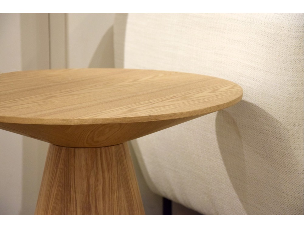 Mesa Auxiliar Redonda Fresno Natural Seismil Studio - 1