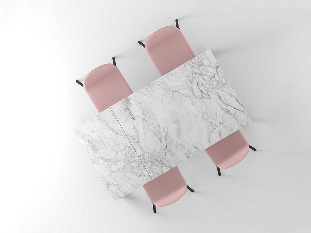 Mesa extensible de cocina Poker porcelánico o Dekton Cancio - 2